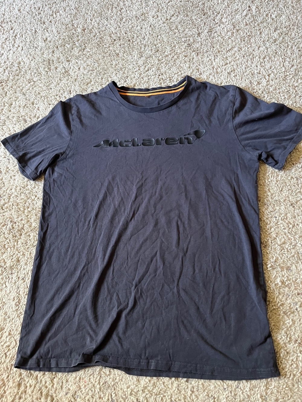 McLaren Black Logo T-Shirt Size L